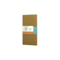 Carnet Chapters Slim Medium 9.5X18 - Pages Lignées - Olive Fauve