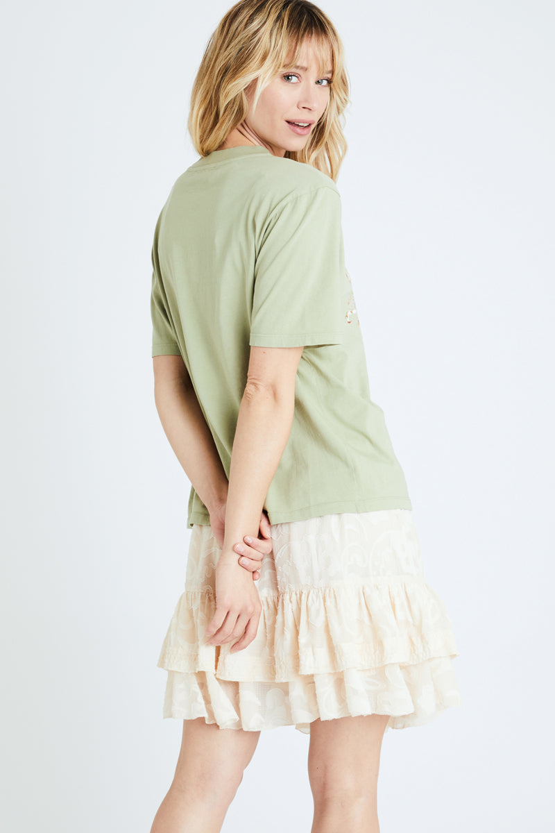 Camiseta caqui