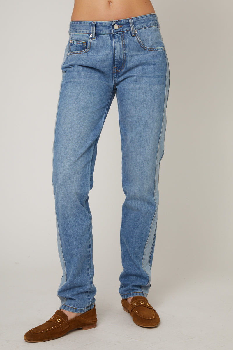 Berenice - Straight-Leg Jeans Blue