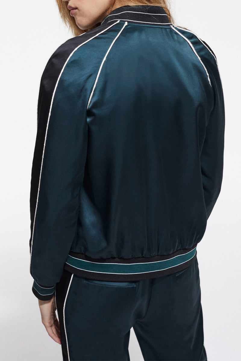 The Kooples - Sweatshirt Zippé Bicolore - Femme