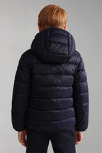 Aerons Rev Reversible Puffer Jacket Navy Blue and Red - Children