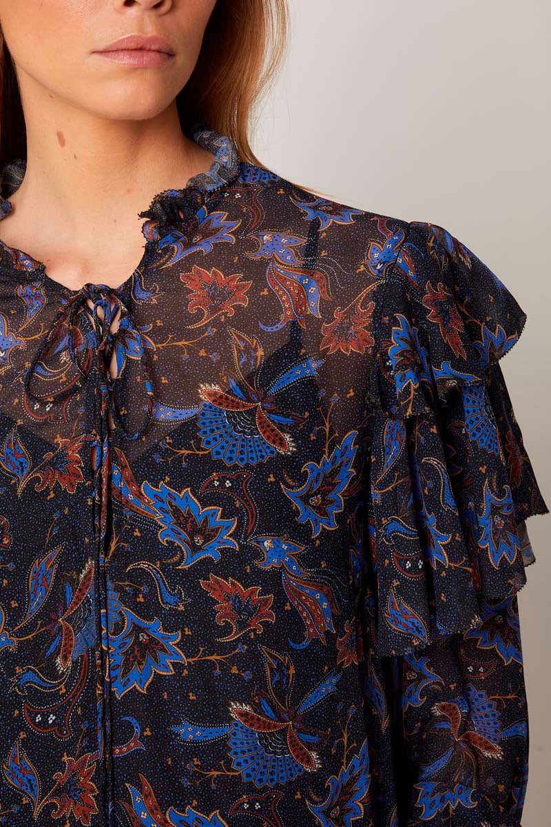 Blouse Col V - Phoenix