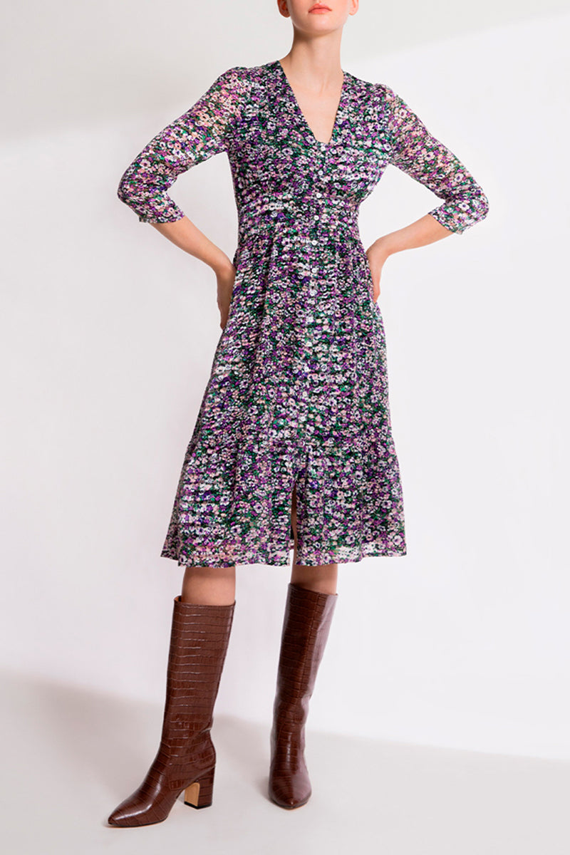Caliste Shirt Dress - Mauve