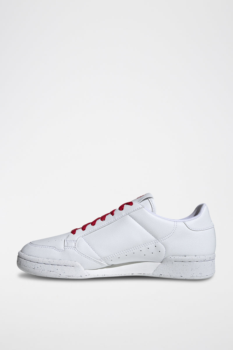 Continental 80 Vegan White And Red Sneakers