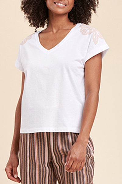 La Fée Maraboutée - Petiah Ecru T-Shirt