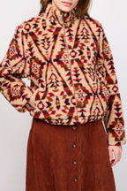 Chaqueta Rango Beige y Rojo