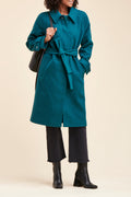 Manteau Raspail Bleu Pétrole