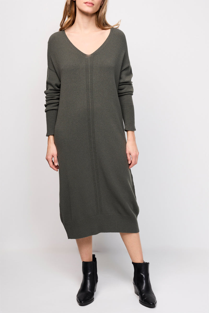 La Fée Maraboutée - Rafifi Grey Midi Dress