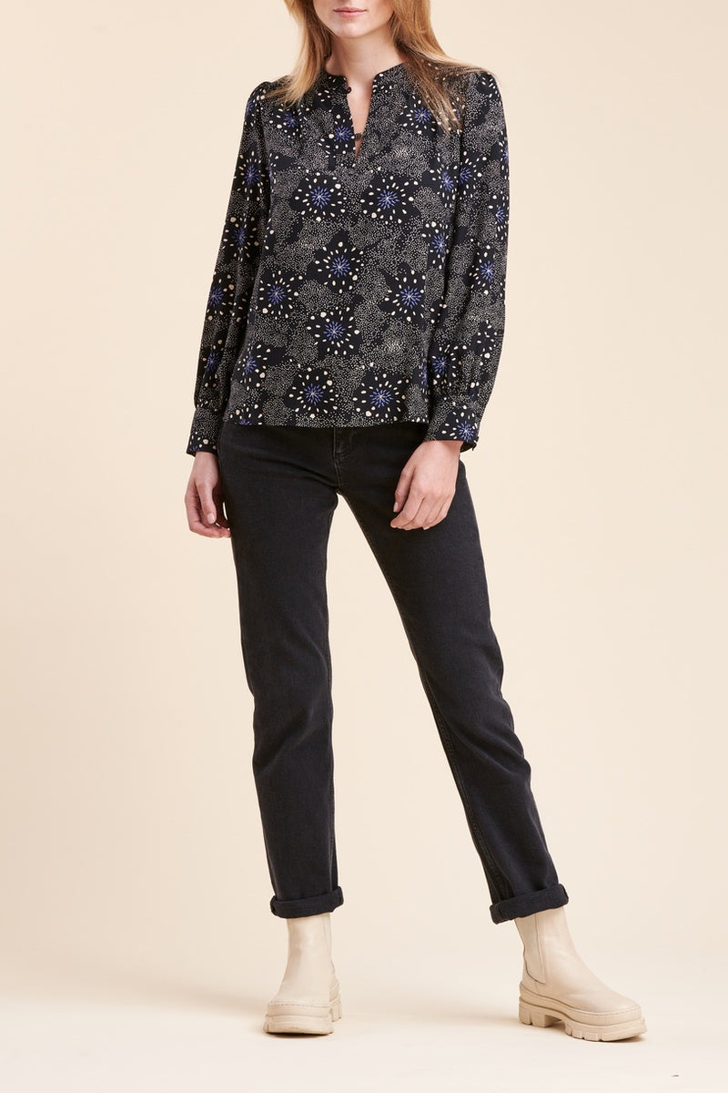La Fée Maraboutée - Regina Black Blouse
