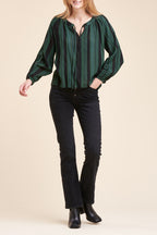 La Fée Maraboutée - Blouse Rune Vert Foncé