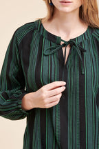 La Fée Maraboutée - Blouse Rune Vert Foncé