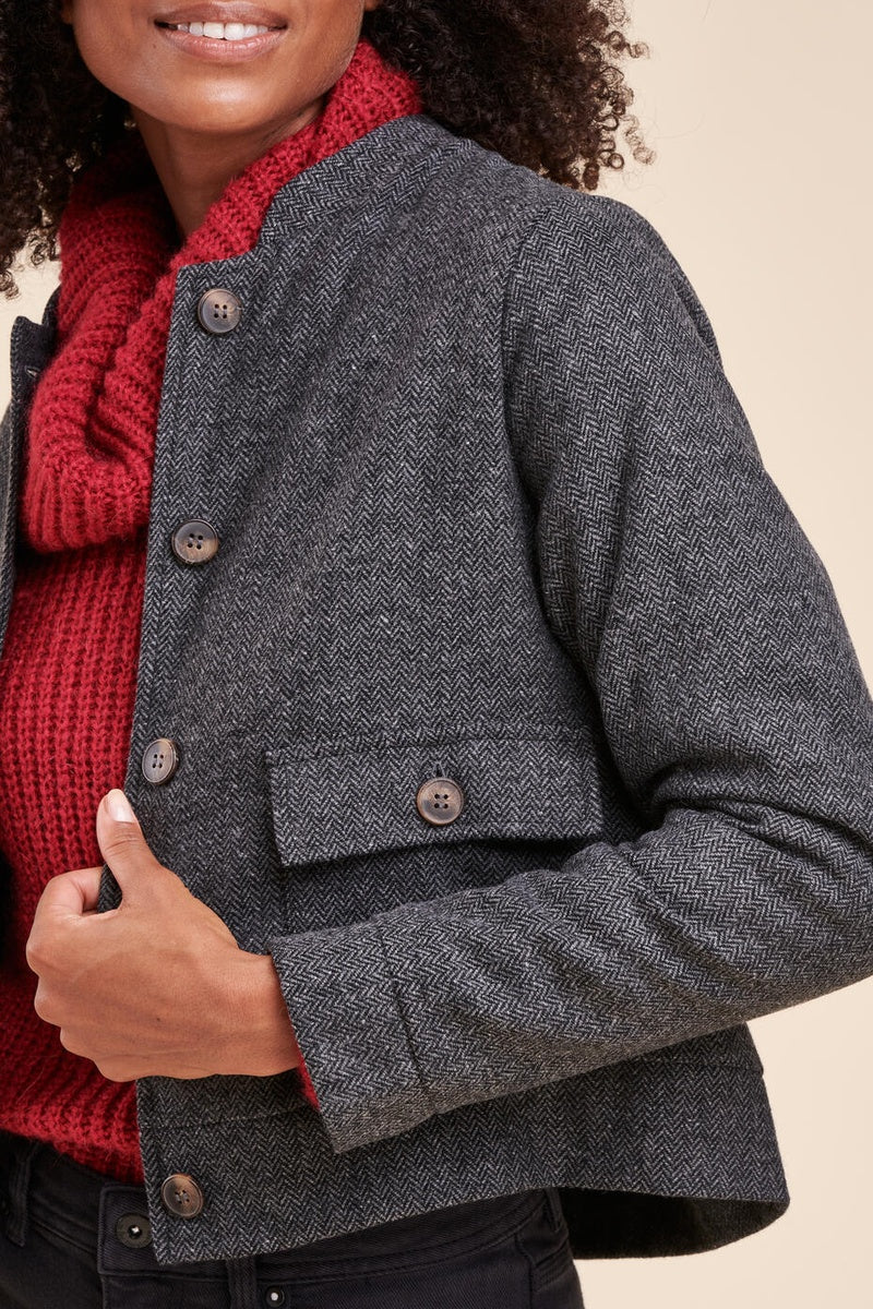 Chaqueta Ranal Anthracite Chiné