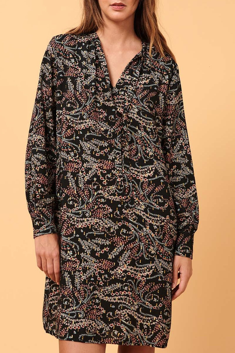 La Fée Maraboutée - Robe Droite Chalini Noir