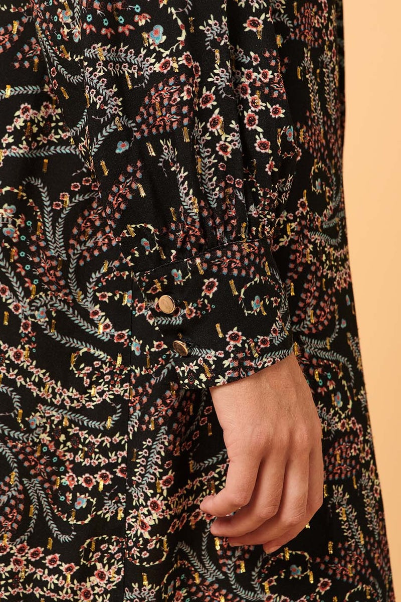 La Fée Maraboutée - Robe Droite Chalini Noir