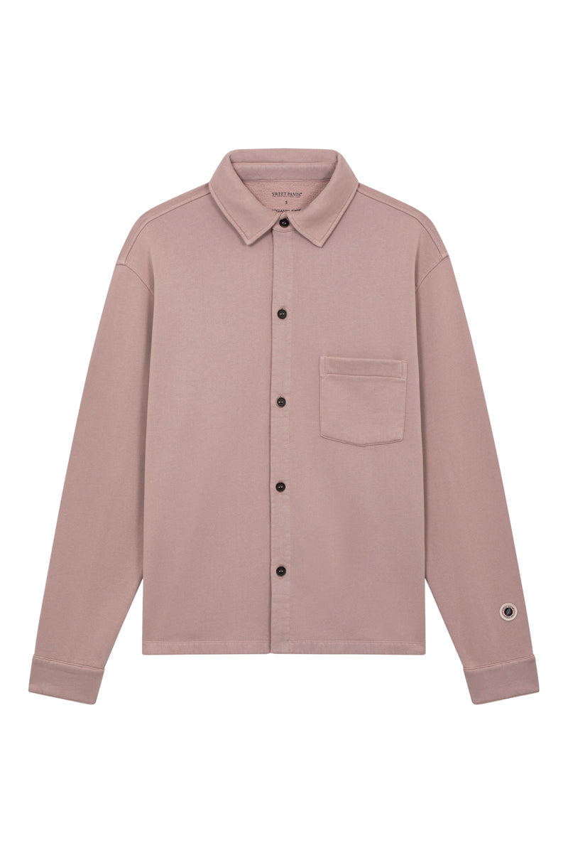 Chemise En Coton Biologique Hearth Shirt Vieux Rose
