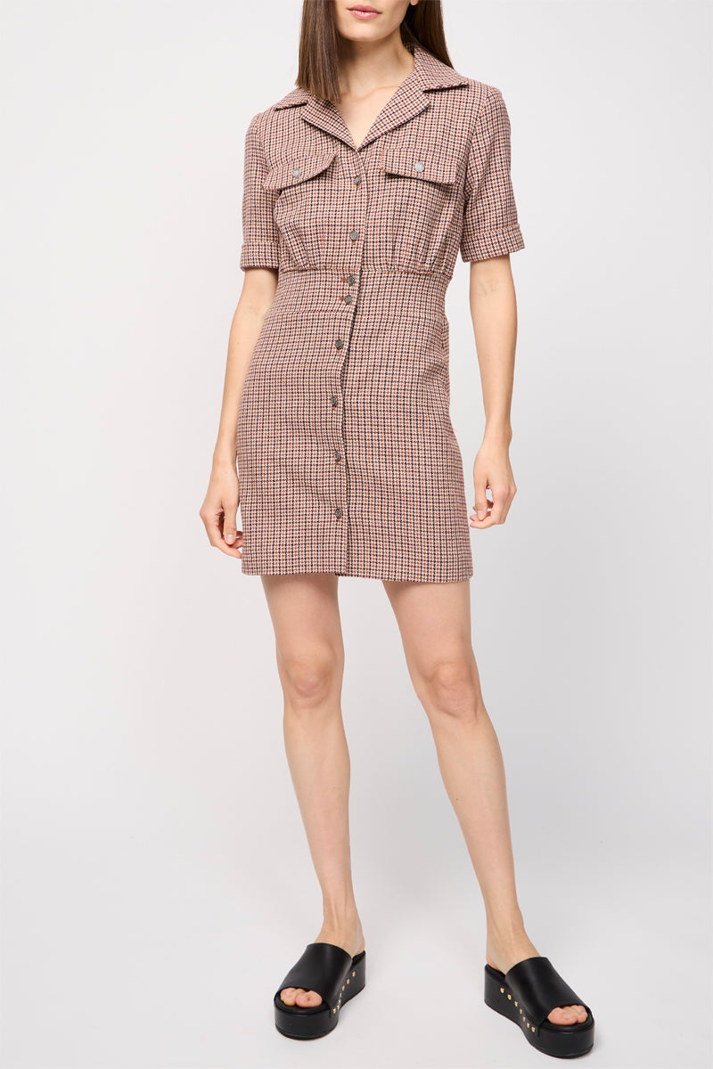 Vestido De Lana - Beige