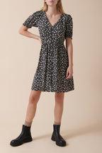 Vestido recto - Negro