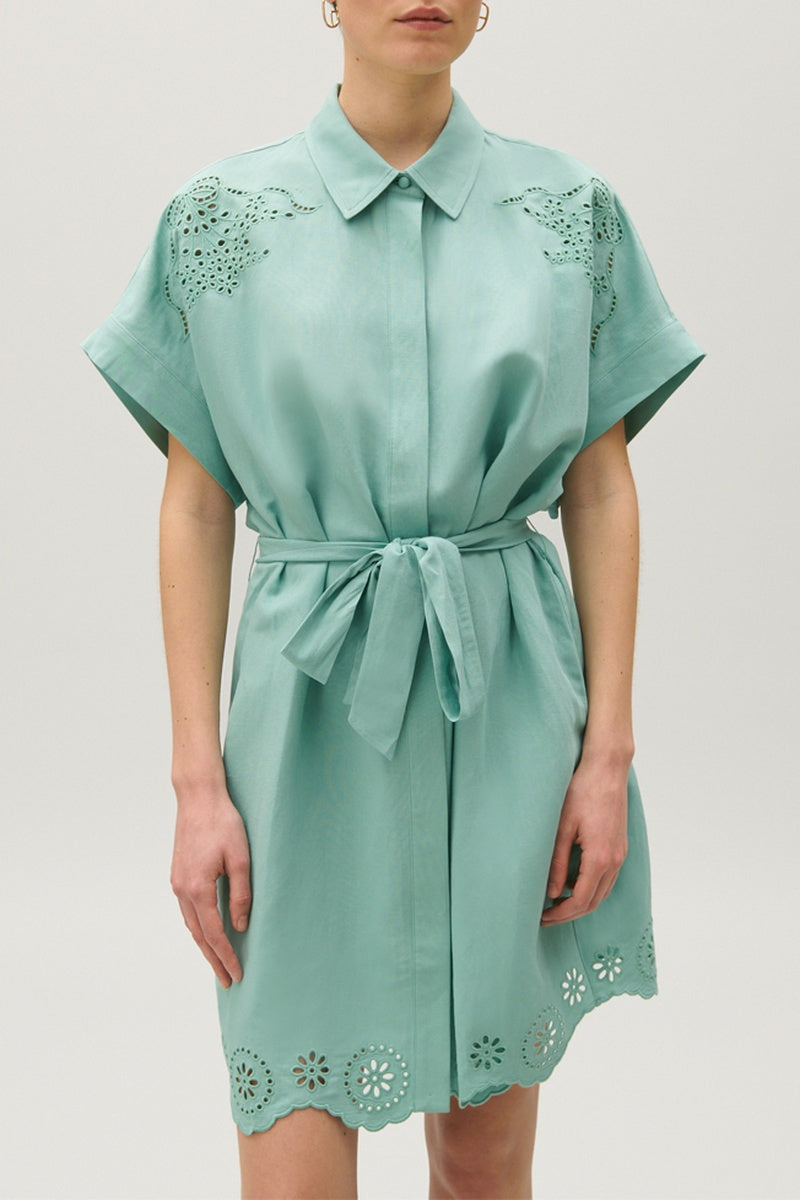 Robe C&T - Raflia - Vert D'Eau