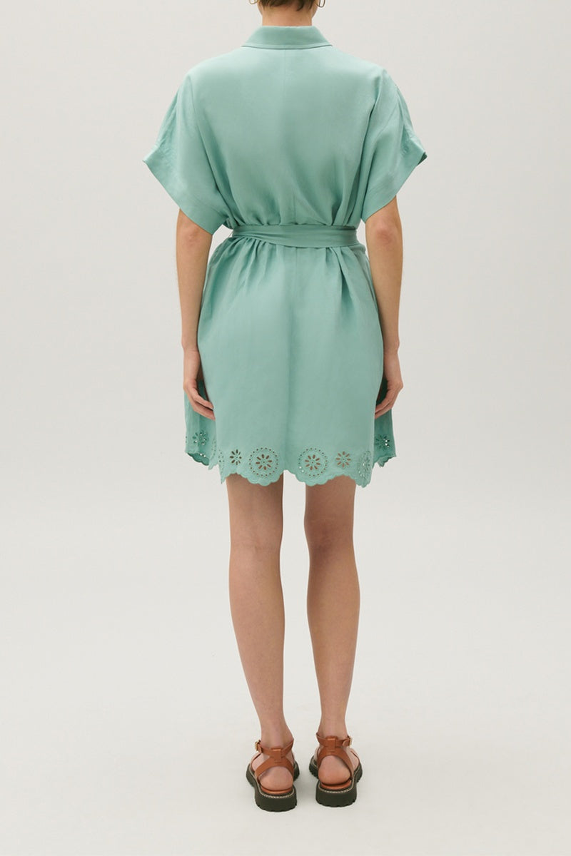 Robe C&T - Raflia - Vert D'Eau