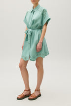 Robe C&T - Raflia - Vert D'Eau