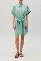 Robe C&T - Raflia - Vert D'Eau