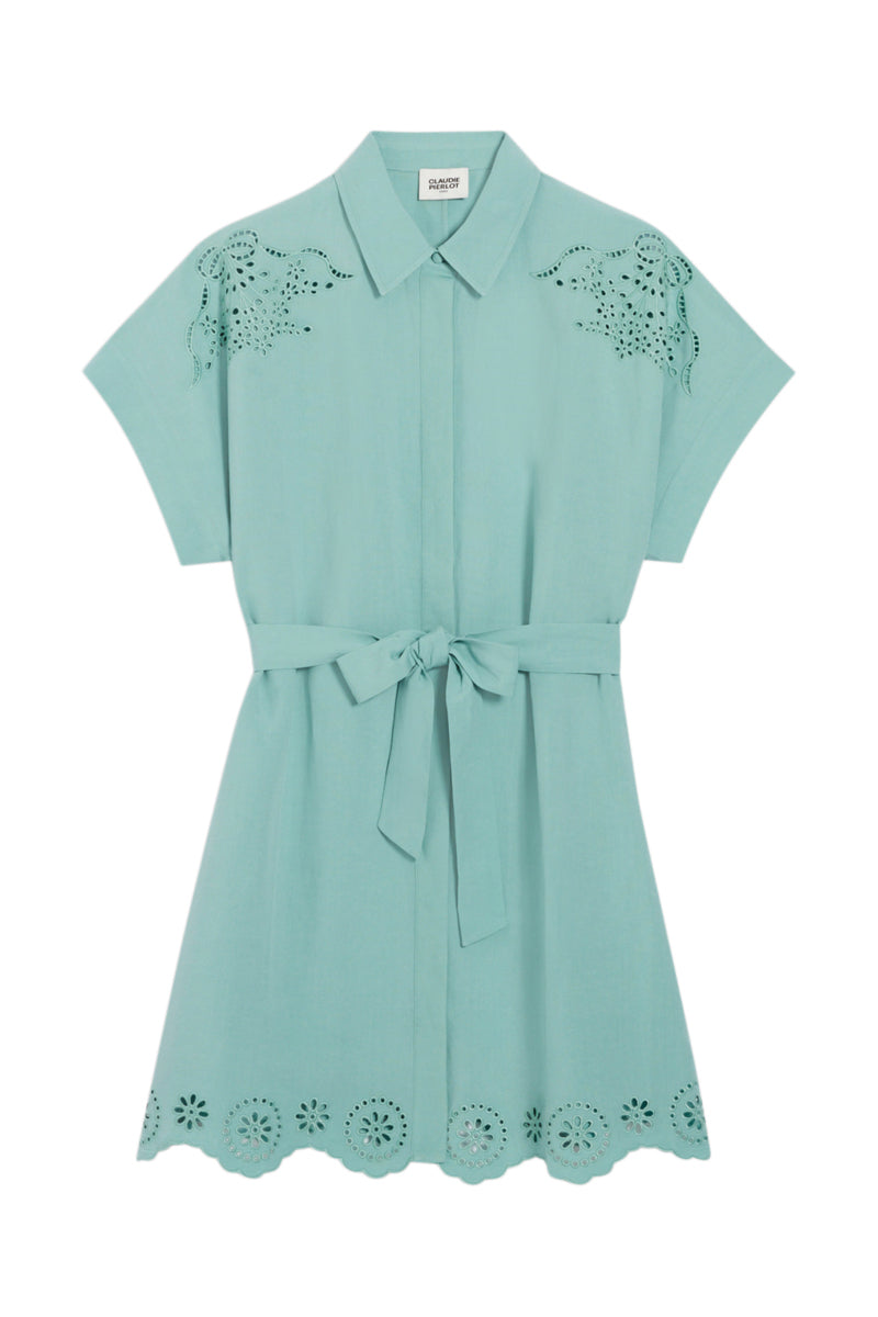 Robe C&T - Raflia - Vert D'Eau