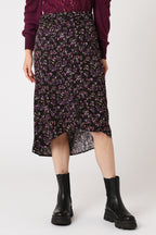 Falda Larga Estampada Aberturas - Bilbao