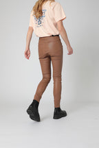 Berenice - Sheepskin Leather Trousers - Camel