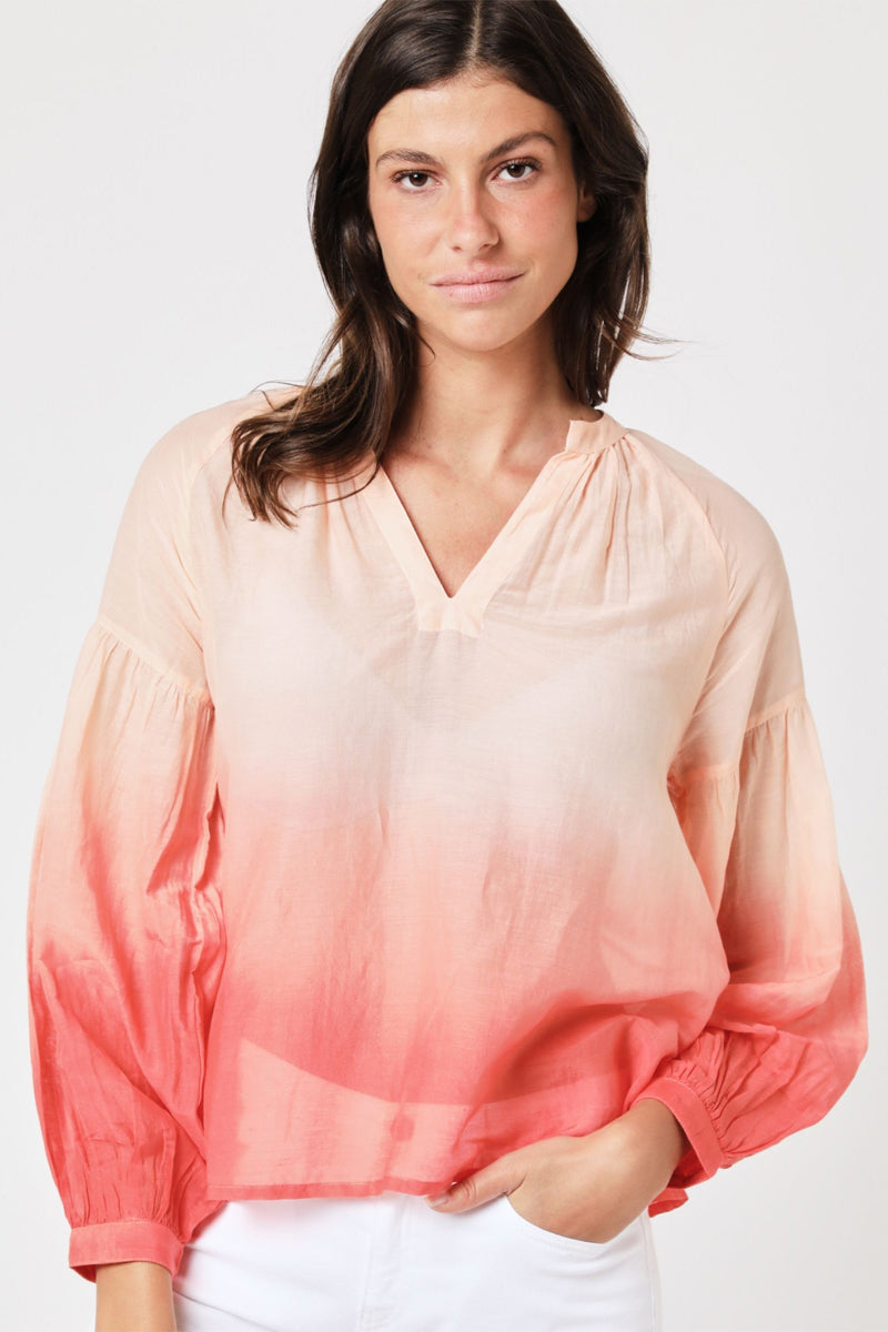 Chemise Oversize Tie & Dye - Brick