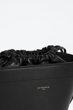Le Tanneur - Petit Sac Seau En Cuir Gisèle - Noir