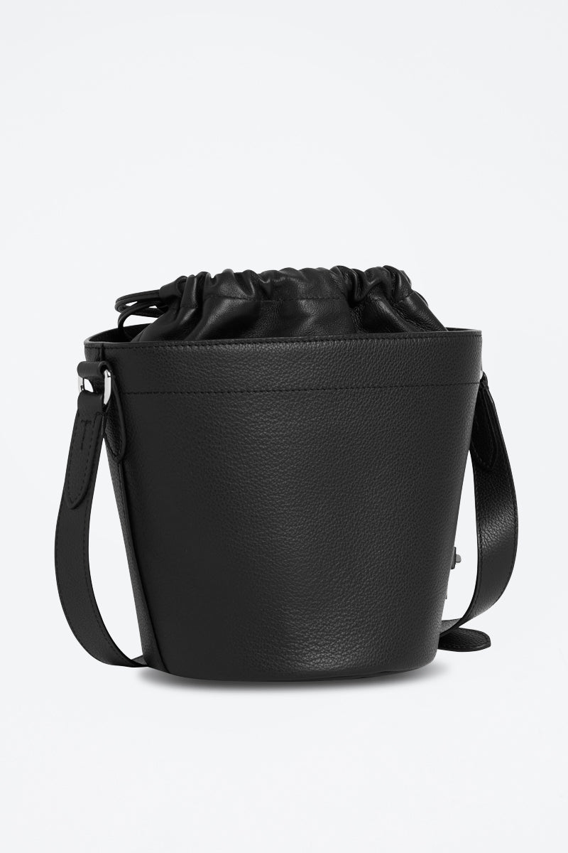 Le Tanneur - Petit Sac Seau En Cuir Gisèle - Noir