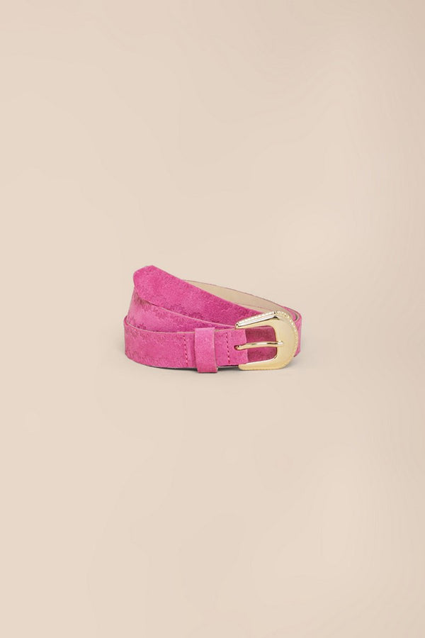Karl Marc John - Ceinture En Croute De Cuir Hepice - Rose