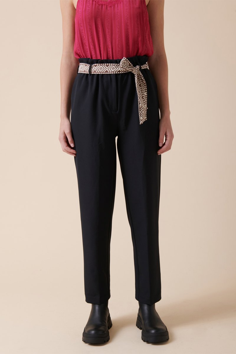 Pantalon 7/8 Taille Haute Pluvial - Noir