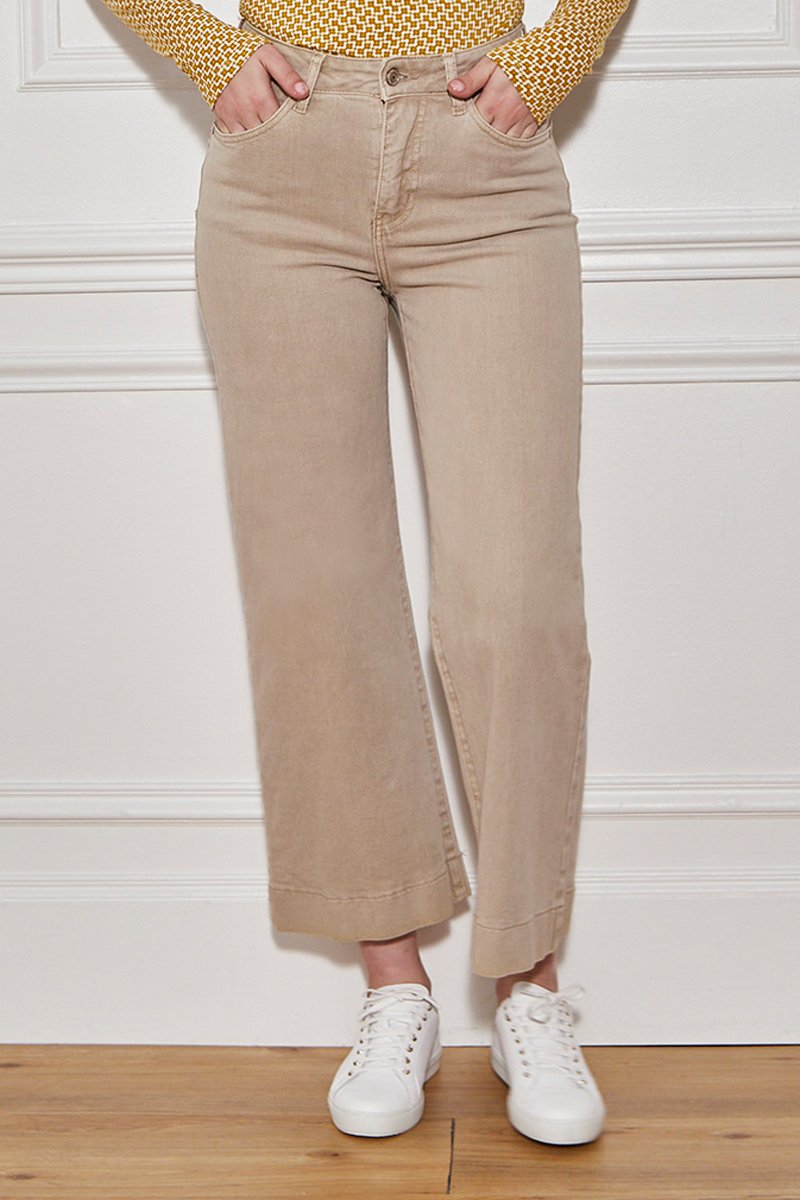 7/8 High-Waist Prisca Jean - Beige
