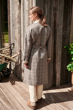 Karl Marc John - Abrigo Reversible De Lana Longnal - Gris Claro Jaspeado
