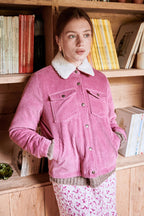 Vartick Velvet Jacket - Pink
