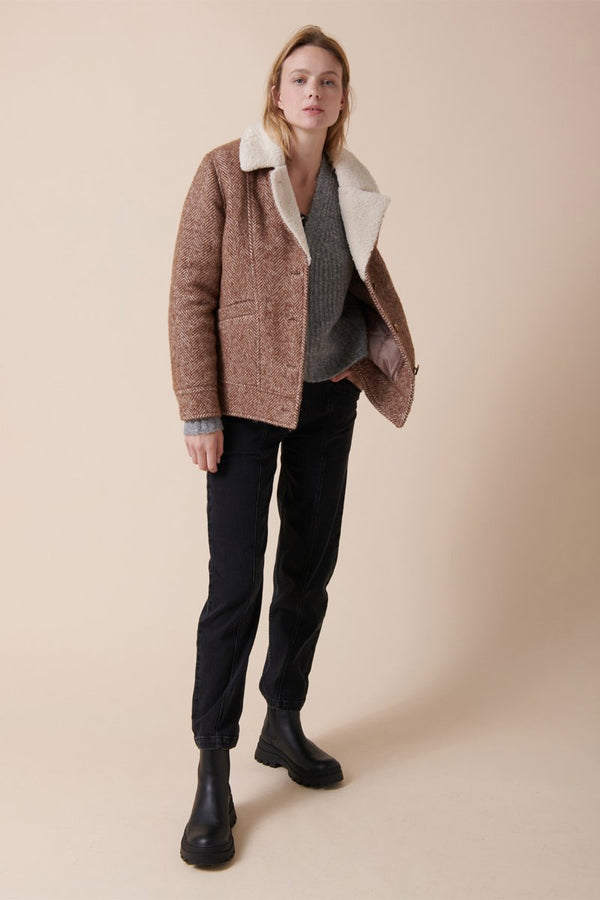 Karl Marc John - Loma Wool Jacket - Heathered Brown