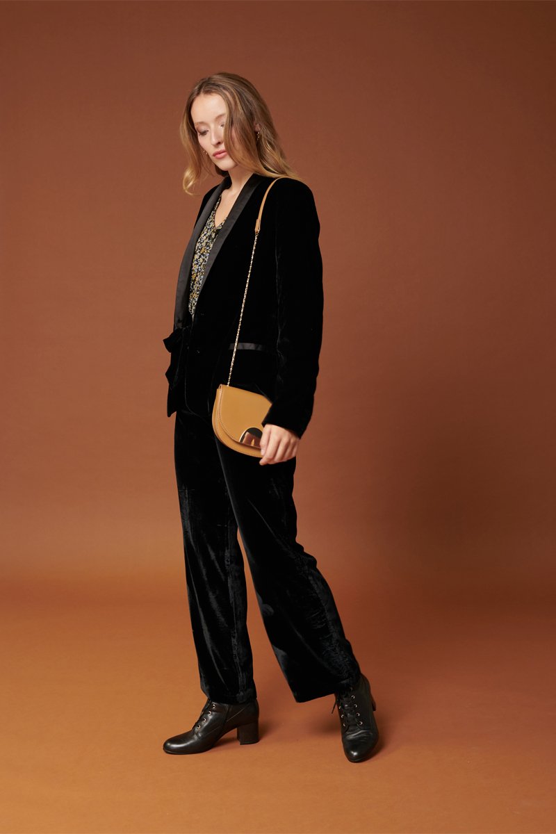 Karl Marc John - Veste En Velours Vahan - Noir