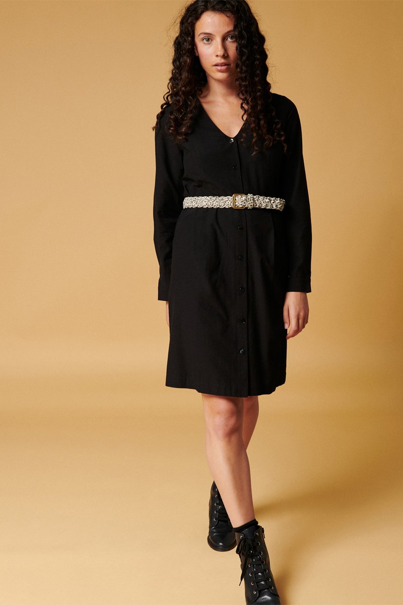 Karl Marc John - Robe Chemise Rostom - Noir