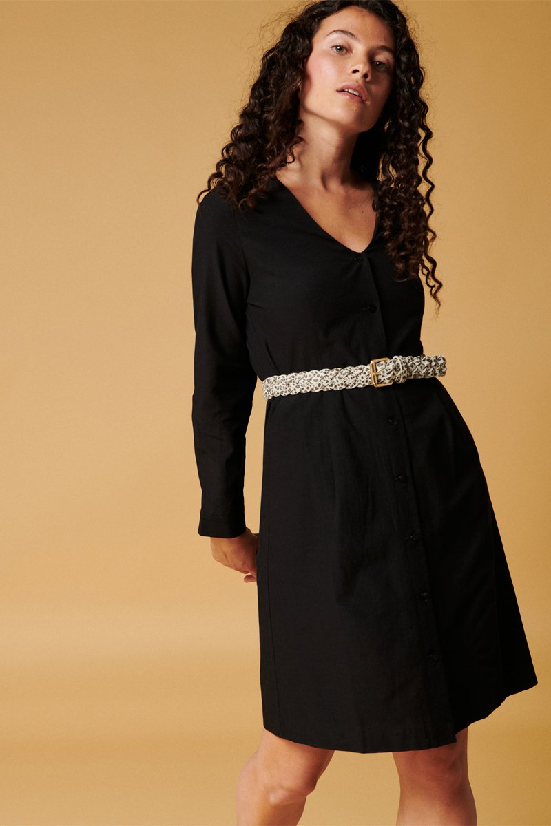 Karl Marc John - Robe Chemise Rostom - Noir
