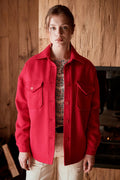 Karl Marc John - Surchemise En Laine Varappe - Rouge