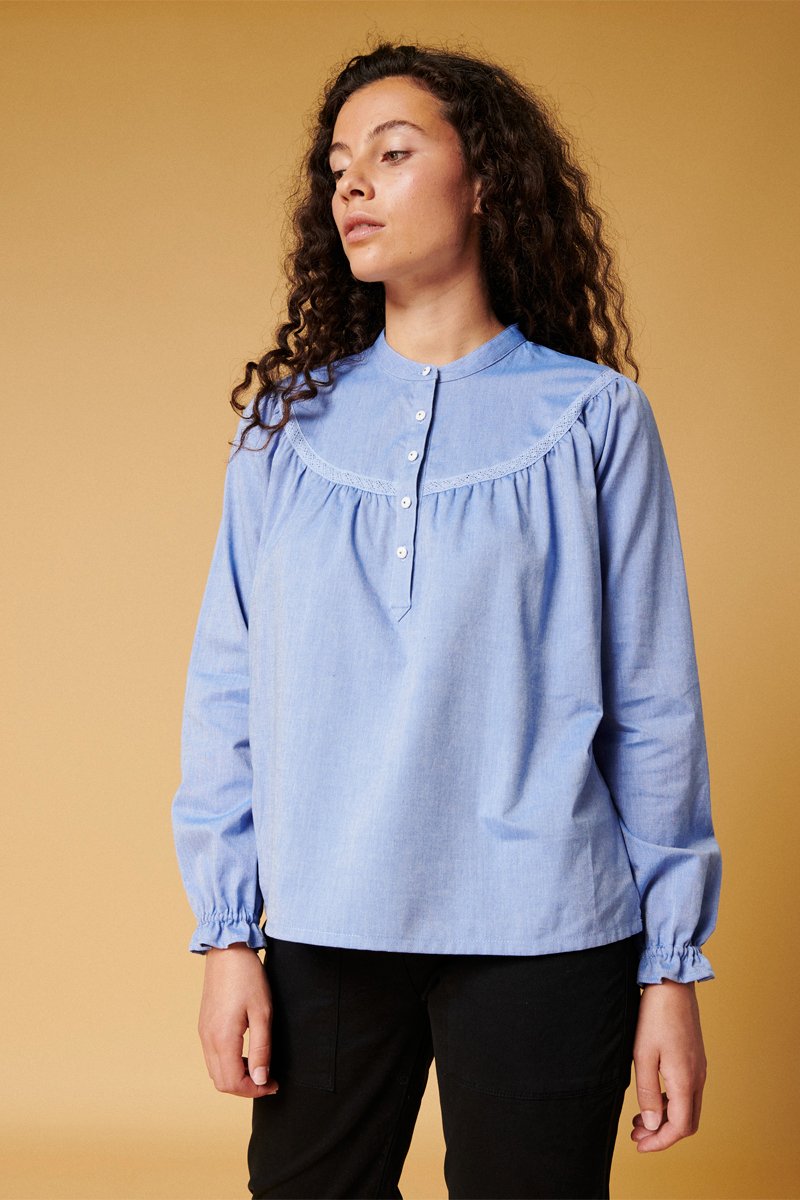 Karl Marc John - Blouse Cosmo - Ciel