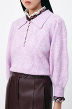 Peoni Wool And Alpaca Sweater - Mauve