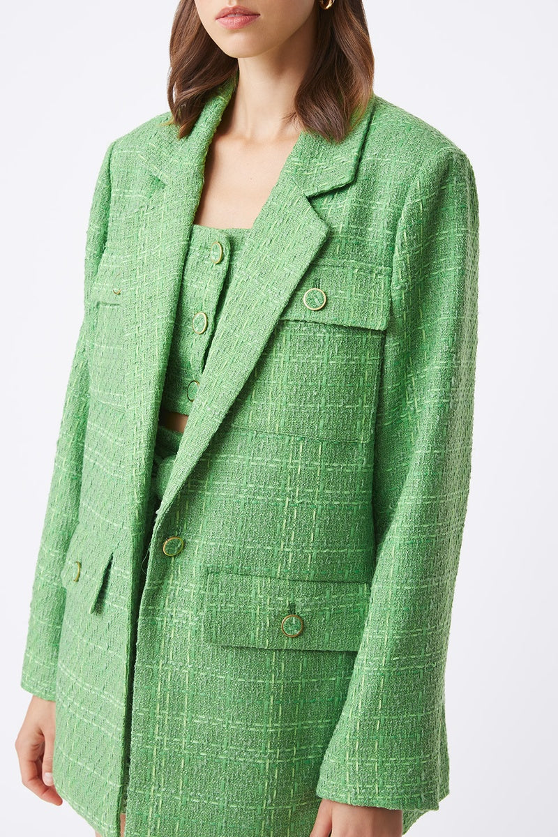 Dafné Tweed Jacket - Green