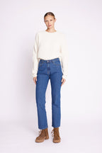 5 Pocket Flare Jeans - Denim