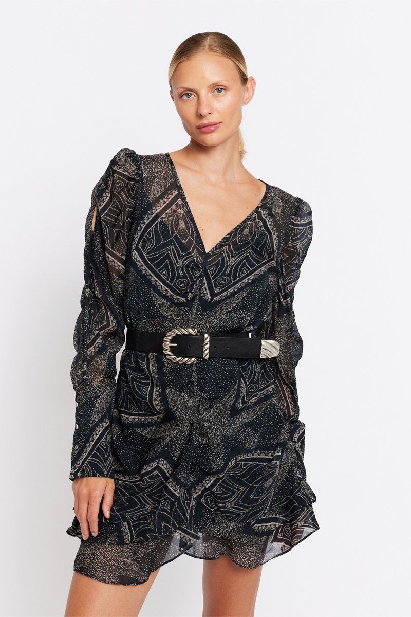 Robe Froncée - Print Tamaya