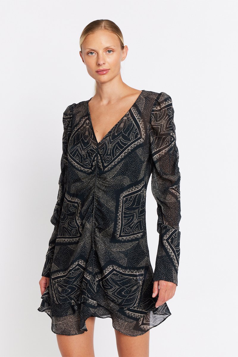 Robe Froncée - Print Tamaya