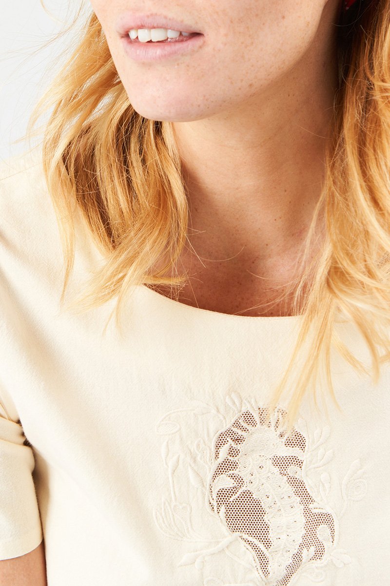 Tipocampe T-Shirt - Beige