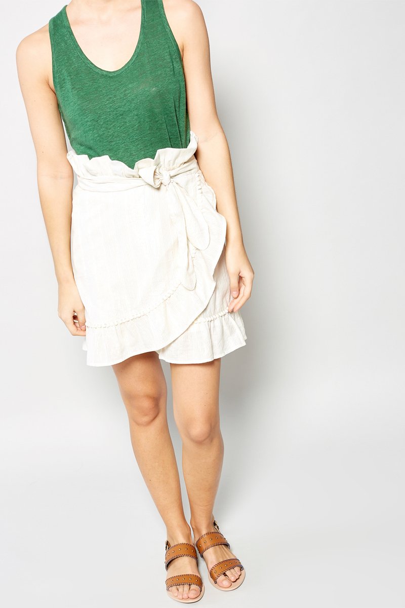 Julietta Skater Skirt - White