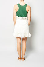 Julietta Skater Skirt - White
